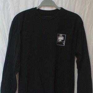 Vans Long Sleeve Tee, Lavender Palm Logo on Back